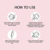 6 - Mom & World ShaveRush Sleek Face Razor, 3 Piece(s)/Pack 6 IN 1