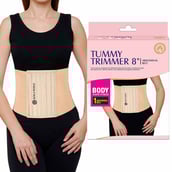 1 - Mom & World Tummy Trimmer 8 Inches Abdominal Belt,  Beige  Large 