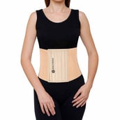8 - Mom & World Tummy Trimmer 8 Inches Abdominal Belt,  Beige  Large 