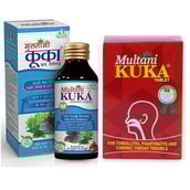 Multani Kuka Cough Liquid 100ml & Kuka 100 Tablets Combo,  2 Piece(s)/Pack 