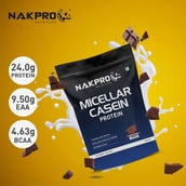 4 - Nakpro Micellar Casein Protein, 2.2 lb Chocolate