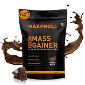 1 - Nakpro Perform Mass Gainer,  2.2 lb  Chocolate (Pack of 2) 