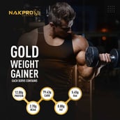 4 - Nakpro Gold Weight Gainer,  2.2 lb  Banana 