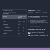 4 - Nutrabay Pro L-Carnitine,  60 capsules  Unflavoured 