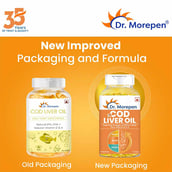 6 - Dr. Morepen Cod Liver Oil,  100 softgels 