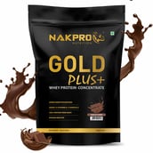1 - Nakpro Gold Plus+ Whey Protein Concentrate,  2.2 lb  Chocolate 