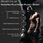 4 - Nakpro Platinum Plus+ Whey Protein Isolate,  2.2 lb  Chocolate 
