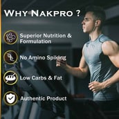 6 - Nakpro Gold Plus+ Whey Protein Concentrate,  2.2 lb  Chocolate 