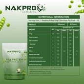 3 - Nakpro Pea Protein Isolate, 2.2 lb Vanilla