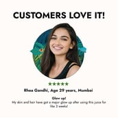 9 - Kapiva Aloe Vera + Amla Juice (Nourishes Hair & Skin),  1 L  Unflavoured 