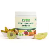 1 - bGREEN Plant Based Sports Collagen Builder by HealthKart,  200 g  Fruit Punch 