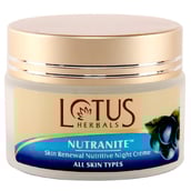 Lotus Herbals Nutranite Skin Renewal Nutritive Night Cream,  50 g  All Skin Types 
