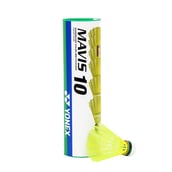 Yonex Mavis 10 Nylon Shuttle Set, Green/Yellow