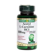 Nature's Bounty Acetyl L-Carnitine With Alpha Lipoic Acid, 30 capsules 400mg