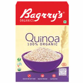 3 - Bagrrys 100% Organic Quinoa,  500 g  Unflavoured 
