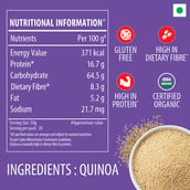 nutrition - Bagrrys 100% Organic Quinoa,  500 g  Unflavoured 