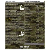 supplement - Big Flex LMG(Light Machine Gun) Lean Mass Gainer, 6.6 lb Thick Rich Chocolate + Big Flex Shaker Free