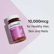 4 - TrueBasics Biotin 10000 mcg, 60 tablet(s) Unflavoured