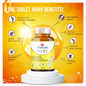 4 - Vaamveda Vitamin D3 K2, 60 tablet(s)
