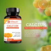 3 - VITAWIN Calcium for Strong Bones and Teeth (500 mg), 60 capsules Unflavoured