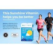 2 - Bbetter Vitamin D3 400 IU, 60 softgels