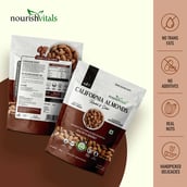4 - NourishVitals California Almonds, Roasted & Salted 200 g