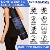 7 - Strauss Yoga Mat,  Blue  6 mm 