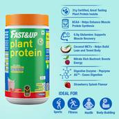 2 - Fast & Up Plant Protein, 0.97 lb Strawberry Splash