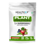 1 - HealthXP Plant Protein + Superfood, 2.2 lb Strawberry