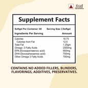 3 - Mountainor Omega 3 Fish Oil, 60 softgels