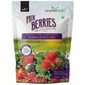 2 - NourishVitals Healthy Munching Combo, Mix Berries + California Pitted Prunes 2 Piece(s)/Pack