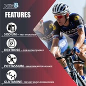 4 - XLR8 Isotonic Re Hydration Drink, 2.2 lb Watermelon