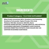 6 - XLR8 Flavoured Whey Protein 24 g Protein, 2 lb Strawberry Lassi