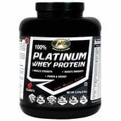 Muscle Epitome 100% Platinum Whey Protein, 5 lb Strawberry