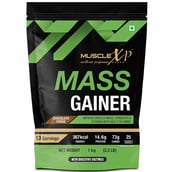 1 - MuscleXP Mass Gainer, 2.2 lb Chocolate Fudge