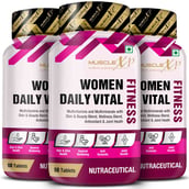 1 - MuscleXP Women Daily Vital Fitness,  60 tablet(s)  Unflavoured (Pack of 3) 
