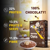 13 - MuscleBlaze High Protein Oats OP, 400 g Dark Chocolate