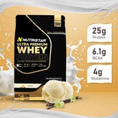 2 - Nutristar Ultra Premium Whey Protein,  2.2 lb  Vanilla 