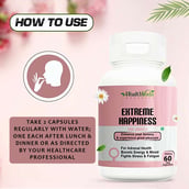 5 - Health Veda Organics Extreme Happiness for Women, 60 veggie capsule(s)