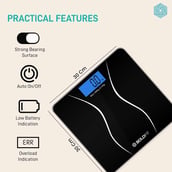 2 - Boldfit Digital Bathroom Weighing Scale,  Black 