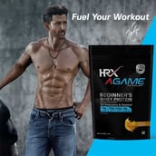 4 - HRX AGame Beginner's Whey Protein, 4.4 lb Mango Delight