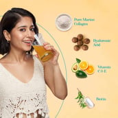 3 - HealthKart HK Vitals Skin Radiance Collagen Combo, 2 Piece(s)/Pack Orange 100 g + Watermelon 100 g