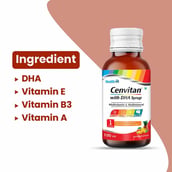 4 - Healthvit Cenvitan Multivitamin & Multimineral with DHA Syrup, 100 ml Mix Fruit