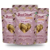 1 - SnackAmor Quinoa Puffs, Onion Masala (Pack of 3) 50 g