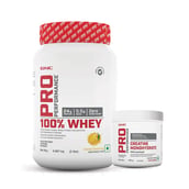 GNC Pro Performance 100% Whey 2 lb & Creatine Monohydrate 0.22 lb Combo, 2 Piece(s)/Pack Mango Smoothie & Unflavoured