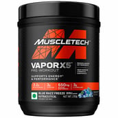 1 - MuscleTech Vapor X5, 0.59 lb Blue Razz Freeze
