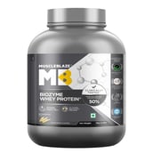 1 - MuscleBlaze Biozyme Whey Protein, 4.4 lb Kesar Kulfi