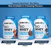3 - Genetic Nutrition Bio Whey,  2.2 lb  Chocolate Ganache 