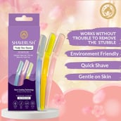 3 - Mom & World ShaveRush Women Pretty Face Razors, 3 Piece(s)/Pack for Sensitive Skin