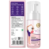 6 - Mom & World Natural Intimate Foaming Feminine Hygiene Wash, 120 ml + Reusable Menstrual Cup (Medium)